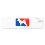 Akita Major League Dog Bumper Sticker