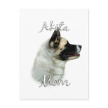 Akita Mom 2 Postcard