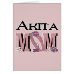 Akita MOM Greeting Card