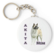 Akita Mum 4 - Keychain