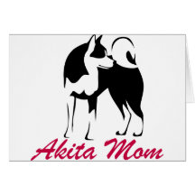 Akita Mum Card