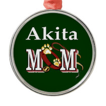 Akita Mum Gifts Christmas Tree Ornaments