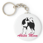 Akita Mum keychains