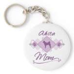 Akita Mum keychains