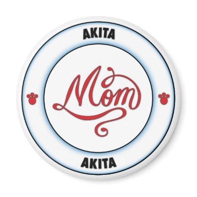 AKITA mum by cartoondogs