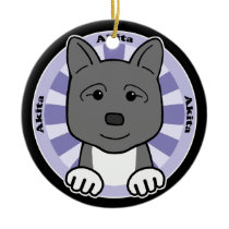 Akita Christmas Tree Ornament