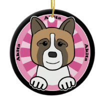 Akita Ornaments