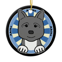 Akita Ornaments