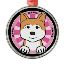 Akita Christmas Ornament