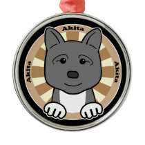 Akita Christmas Tree Ornament