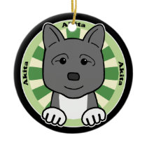 Akita Christmas Ornaments