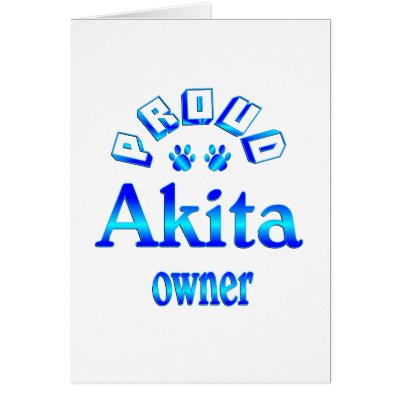 Akita Owner Card by TLArnold4