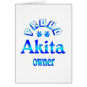 Akita Owner cards