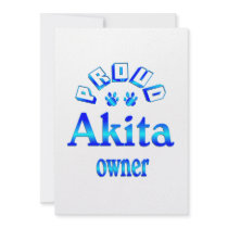 Akita Owner Custom Invitation