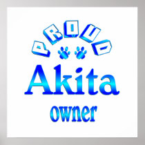 Akita Owner Posters