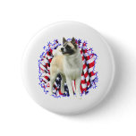 Akita Patriot Button