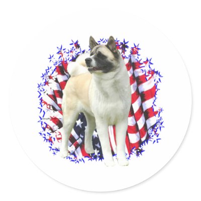 Akita Patriot by GreyWolfCreation