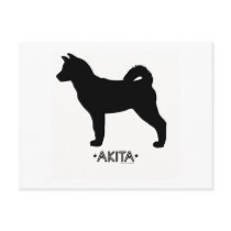Akita Postcard