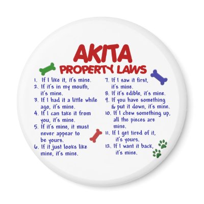 AKITA Property Laws 2 by poochloverstuff