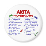 AKITA Property Laws 2 magnets