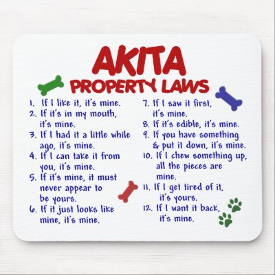 AKITA Property Laws 2 by poochloverstuff