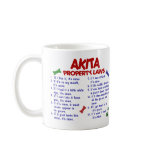 AKITA Property Laws 2 Mugs