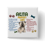 Akita Property Laws 4 buttons