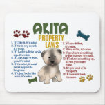 Akita Property Laws 4 Mousepad