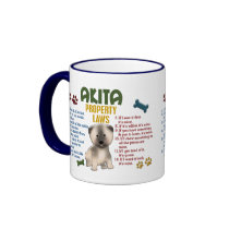 Akita Property Laws 4 Mug