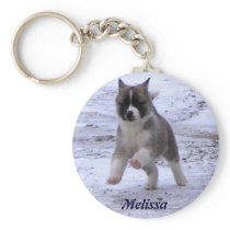 Akita Pup Keychains