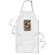 Akita Puppy Long Apron