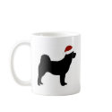 Akita Santa Hat mugs
