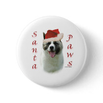 Akita Santa Paws