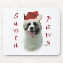 Akita Santa Paws