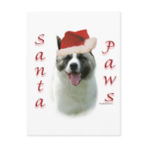 Akita Santa Paws