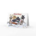 Akita Season Greetings Cards