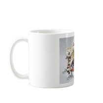Akita Season Greetings Mugs