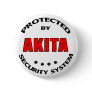 Akita Security System Pinback Button