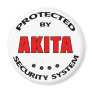 Akita Security System Refrigerator Magnets