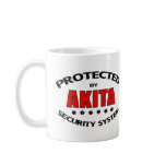 Akita Security System Coffee Mugs
