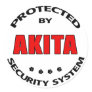 Akita Security System Sticker
