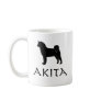 Akita Silhouette Mug