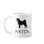 Akita Silhouette mugs