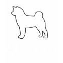 Akita Silhouette t-shirts