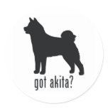 Akita stickers