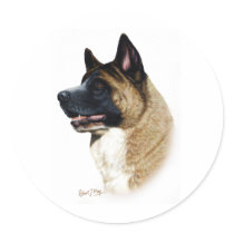 Akita Stickers