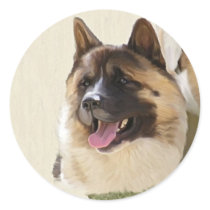 Akita Sticker
