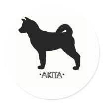 Akita Sticker