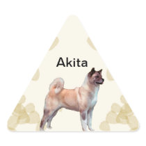 Akita ~ Tan Leaves Motiff