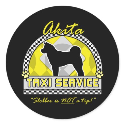 Akita Taxi Service by MenagerieMayhem